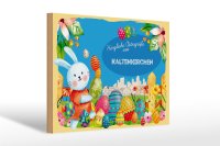 Holzschild Ostern Ostergrüße 30x20cm...