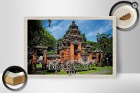 Holzschild Reise 30x20cm Bali DENPASAR Tempel Geschenk