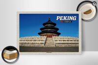 Holzschild Reise 30x20cm Peking China Himmelstempel Geschenk