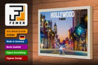 Holzschild Reise 30x20cm Hollywood USA Hollywood Boulevard Deko