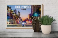 Holzschild Reise 30x20cm Hollywood USA Hollywood Boulevard Deko
