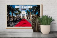 Holzschild Reise 30x20cm Hollywood USA Universal Studios