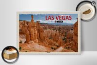 Holzschild Reise 30x20cm Las Vegas USA Zion Park Geschenk
