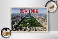 Holzschild Reise 30x20cm New York USA Central Park