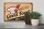 Holzschild Retro 30x20cm Cold drinks and warm meal