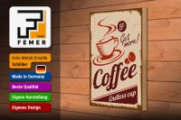 Holzschild Retro 20x30cm Coffee Endless cup Kaffee