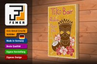 Holzschild Alkohol 20x30cm Tiki Bar Aloha Hawaii