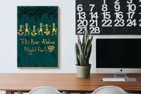 Holzschild Alkohol 20x30cm Tiki Bar Aloha Night Party