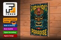 Holzschild Retro 20x30cm Hawaii Paradise