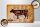 Holzschild Kuh 30x20cm Beef cuts Organic Metzgerei