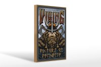 Holzschild Wikinger 20x30cm Scandinavian Viking