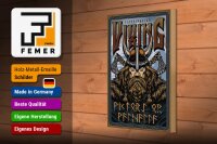 Holzschild Wikinger 20x30cm Scandinavian Viking