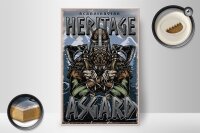 Holzschild Wikinger 20x30cm Heritage Asgard Scandinavian