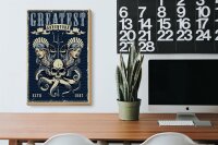 Holzschild Pinup 20x30cm greatest adventure