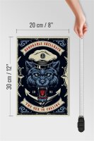 Holzschild Seefahrt 20x30cm honorable shellback sea