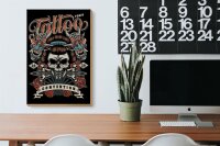 Holzschild Tattoo 20x30cm Tokio convention
