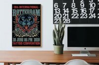 Holzschild Tattoo 20x30cm Rotterdam Convention 20 june