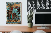 Holzschild Hawaii 20x30cm it´s Surfing time