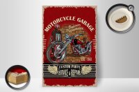 Holzschild Retro 20x30cm Motorrad Motorcycle Garage Service
