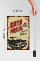 Holzschild Retro 20x30cm Auto Parts 00-24 Service