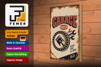 Holzschild Retro 20x30cm Garage auto repair service 00-24
