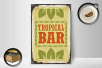 Holzschild Alkohol 20x30cm Tropical Bar Sommer