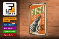 Holzschild Retro 20x30cm Pizza best in town