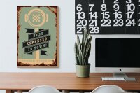 Holzschild Retro 20x30cm Kaffee best espresso in town