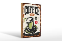 Holzschild Retro 20x30cm Kaffee Coffee Shop premium