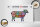 Holzschild Lamm 30x20cm cuts of meat lamb Metzgerei
