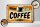 Holzschild Retro 30x20cm Kaffee hot fresh Coffee