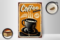 Holzschild Retro 20x30cm extra strong Coffee Kaffee