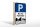 Holzschild Parken 20x30cm Parkplatzschild nur Fahrräder