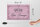 Holzschild Hinweis 30x20cm Pipi Lounge Toilette Krone rosa