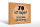 Holzschild Spruch 30x20cm 70 ist super so alt ich noch nie