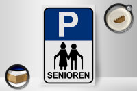 Holzschild Parken 20x30cm Parkplatz Senioren