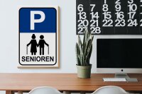 Holzschild Parken 20x30cm Parkplatz Senioren
