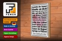 Holzschild Spruch 20x30cm genieße die Sonne sei einfach du