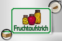 Holzschild Hinweis 30x20cm Fruchtaufstrich Verkauf