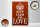 Holzschild Spruch 20x30cm Keep Calm and Love