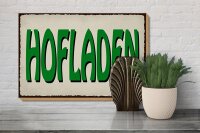 Holzschild Hinweis 30x20cm Hofladen Verkauf
