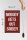 Holzschild Spruch 20x30cm nobody gets out sober