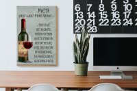 Holzschild Spruch 20x30cm Men are like fine wine Männer