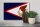 Holzschild Flagge 30x20cm Flag of American Samoa
