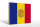 Holzschild Flagge Andorras 30x20cm Flag of Andora