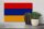 Holzschild Flagge Armenien 30x20cm Flag of Armenia