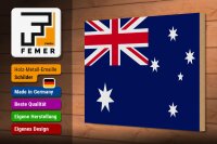 Holzschild Flagge Australien 30x20cm Flag of Australia