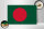 Holzschild Flagge Bangladesch 30x20cm Flag of Bangladesh