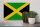 Holzschild Flagge Jamaikas 30x20cm flag of Jamaica