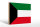 Holzschild Flagge Kuwaits 30x20cm Flag of Kuwait